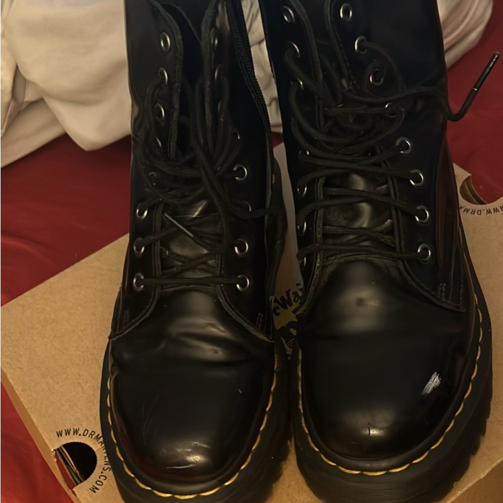 Dr. Martens Black Leather Boots